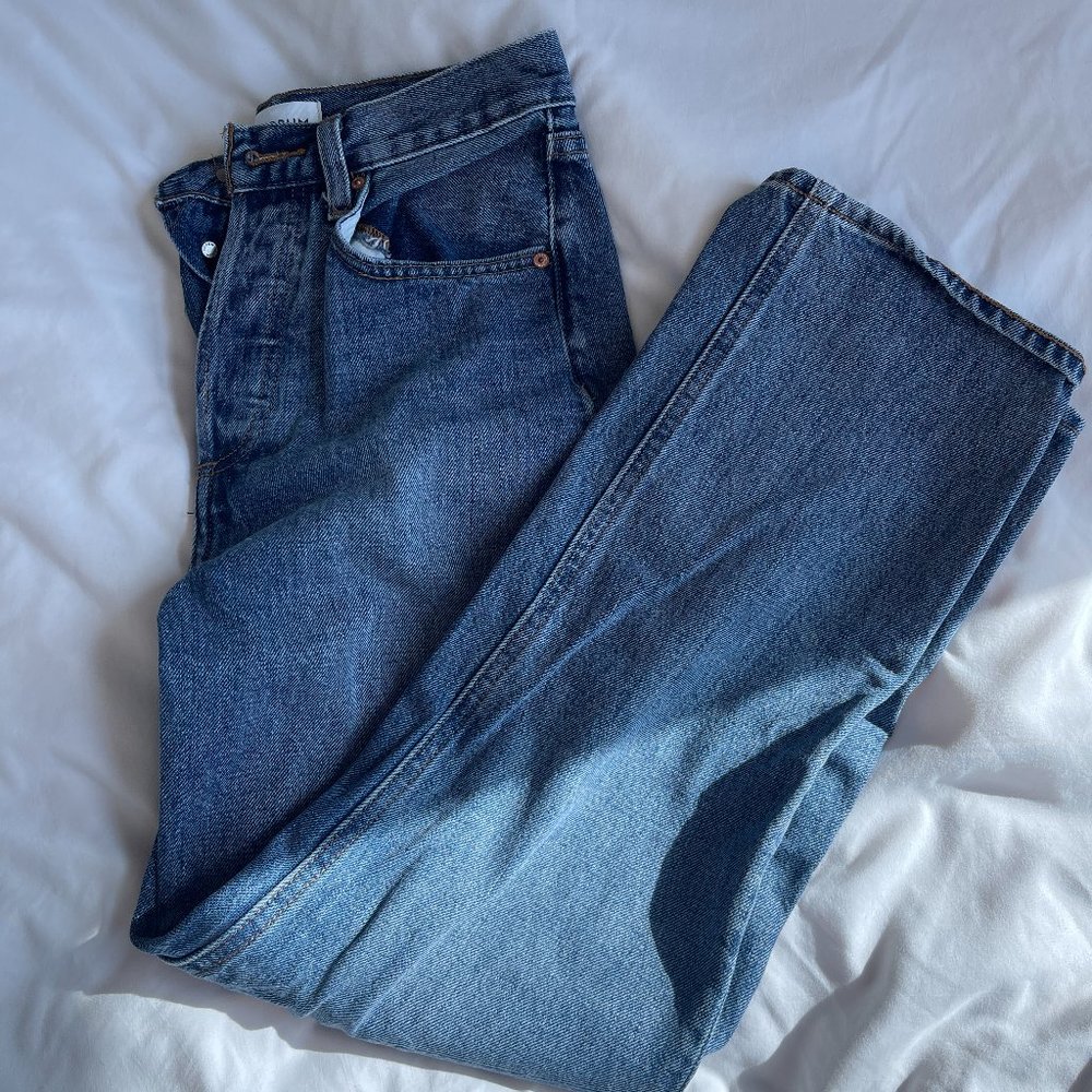 Aritzia Denim Forum Joni High Rise Loose 26L Size 24
